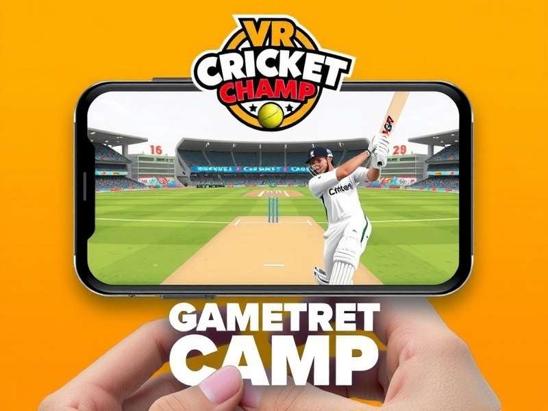 VR Cricket Champ in Action VR Cricket Champ Gameplay